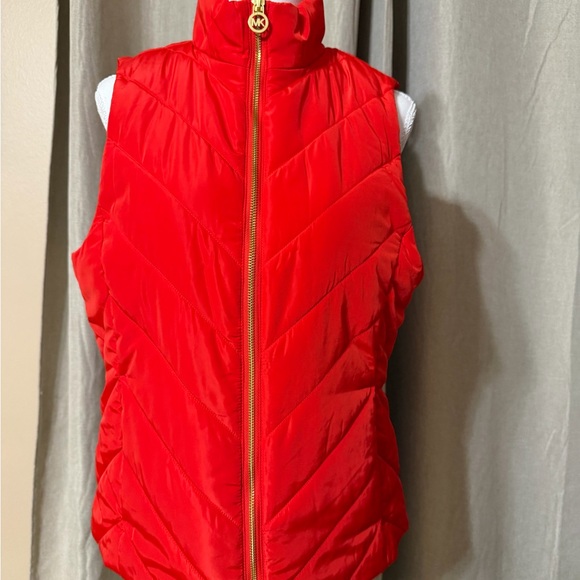 Michael Kors Jackets & Blazers - Michael Kora Red Quilted Vest